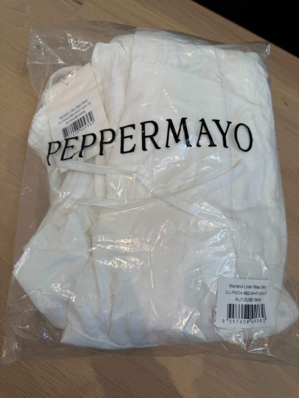 Peppermayo Mariella Linen Maxi Skirt - White - Picture 4 of 5
